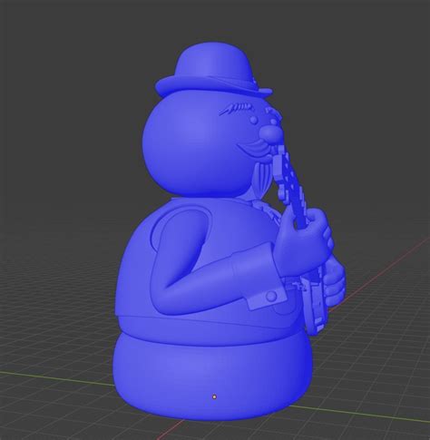 Burl Ives Snowman 3D model 3D printable | CGTrader