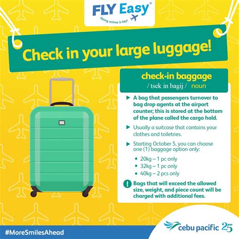 What Is The Cebu Pacific Baggage Allowance For its Flights? - Cebu ...