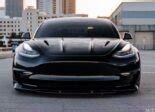 Tesla Model 3 Performance with widebody kit & 20 inchers!