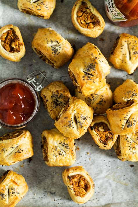 Vegan sausage rolls - Lazy Cat Kitchen