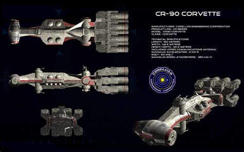 CR-90 Corellian Corvette ortho (2) by unusualsuspex on DeviantArt