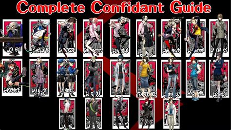 Persona 5 Royal: Complete Confidant Guide - YouTube