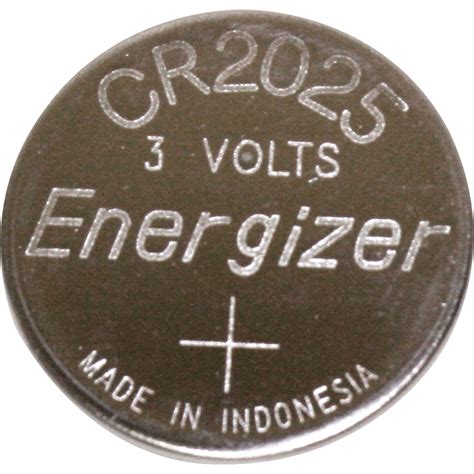 ENERGIZER CR2025 - Lithium Batteries | SCN Industrial