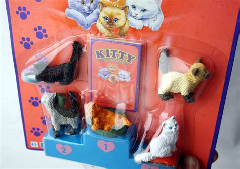 RARE VINTAGE 1994 KITTY IN MY POCKET COLLECTION 5 + CARDS HASBRO NEW SEALED ! | eBay