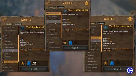 Valheim Troll Hide Armor: How To Craft The Troll Set