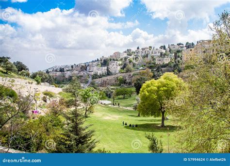 Israel Jerusalem Valley of Hinnom April 4, 2015 Editorial Stock Image ...