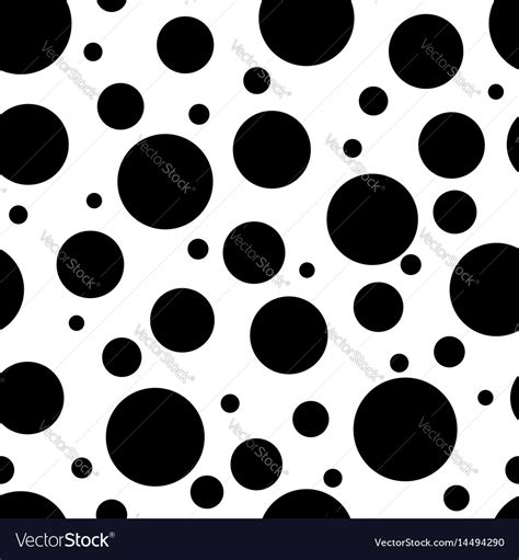 Black circles on white background Royalty Free Vector Image