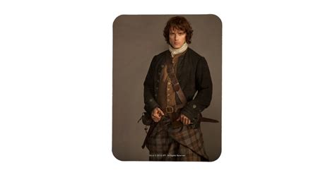 Outlander | Jamie Fraser - Kilt Portrait Magnet | Zazzle.com