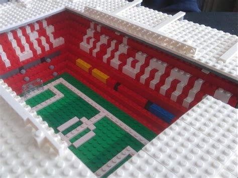 Incredible Lego Anfield and Stamford Bridge models