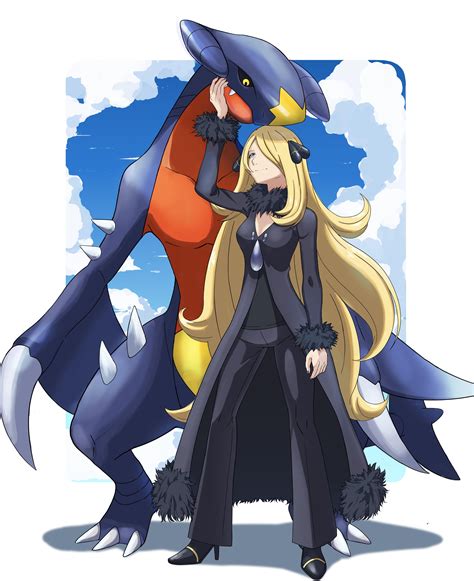 Cynthia and her Garchomp | Pokémon