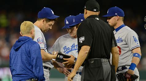 Rich Hill injury: Dodgers starter leaves after two pitches - Sports ...