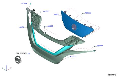 Nissan Leaf Grille Molding (Front) - 62070-5SA0A - Genuine Nissan Part