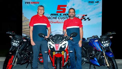 TVS Apache brand reaches 5 million sales milestone | Motorcycle News ...