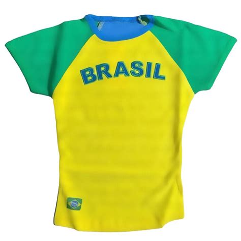 y2k yellow brazil sports top baby tee 🇧🇷 💝 2000s... - Depop