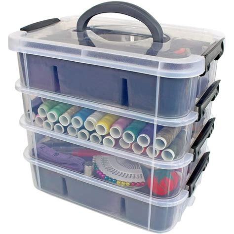 Stackable Plastic Storage Containers by Bins & Things | Plastic Storage ...