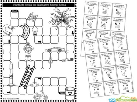 Periodic Table Game Printable | Elcho Table