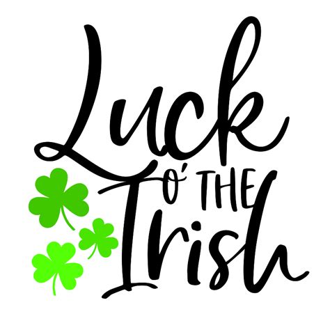 Luck o' the Irish SVG - Cutting for Business