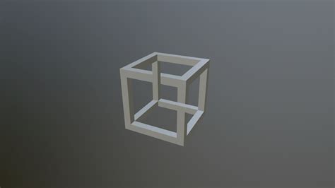 Impossible Cube Illusion