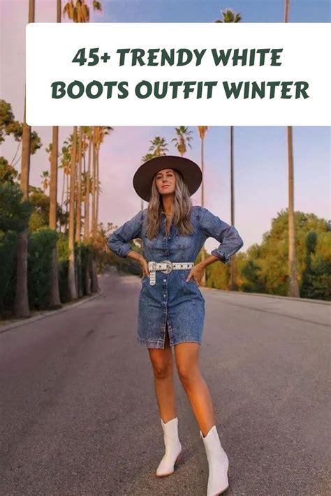 45+ Trendy White boots outfit winter | Boots outfit, Winter boots ...