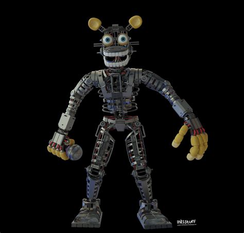 Stylized springlock endo (Fredbear) model made by me : fivenightsatfreddys