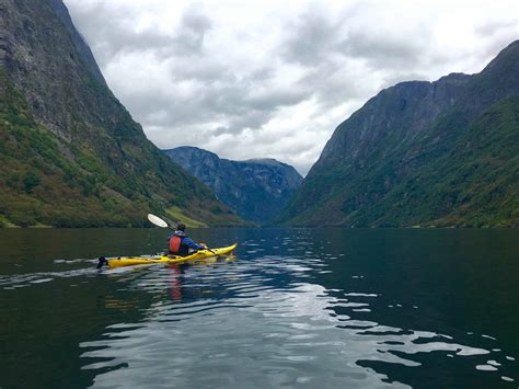 Kayaking The Naeroyfjord In Norway - Two For The World