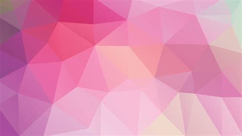 Pink Geometric Wallpaper Hd