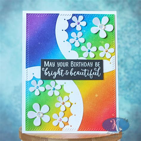 Bright Rainbow Birthday Card