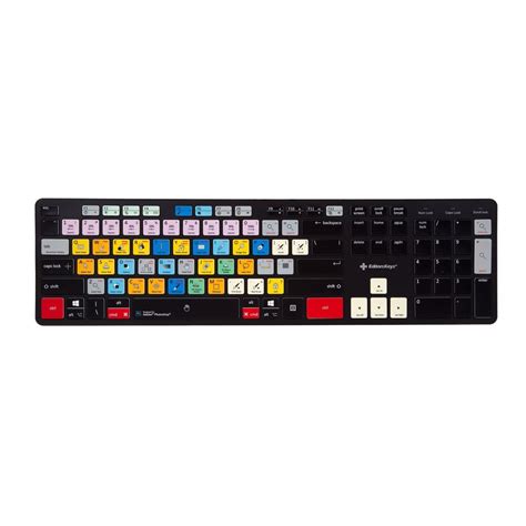 Adobe Photoshop Keyboard - Slimline Wired/Wireless - Shortcut Keys