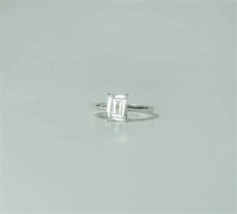 Conflict Free Solitaire Ring Natural Diamond Alternative