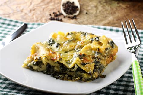 Easy One-Step Spinach Lasagna