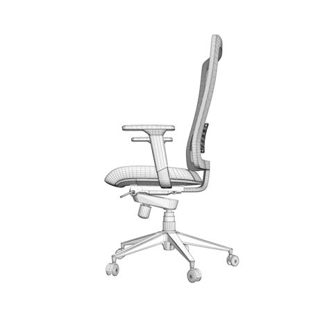 Ergonomic Office Chair Kind - 3D Model by RenderBlade