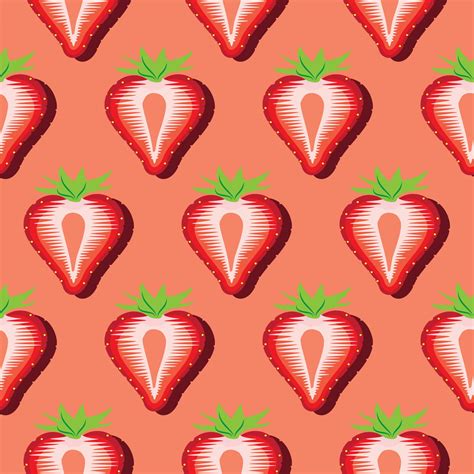 Strawberry Slices Pattern Backdrop Free Stock Photo - Public Domain Pictures