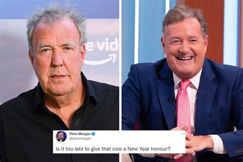 Piers Morgan teases Jeremy Clarkson over his 'smashed testicles' after ...