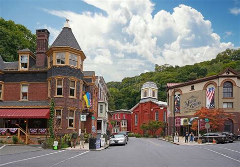 Jim Thorpe, PA - USA - 9-30-2022: the Mauch Chunk Opera House in Historic Downtown Jim Thorpe ...