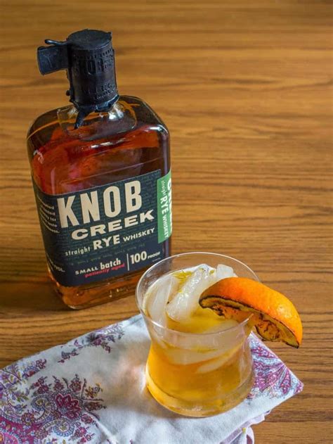 Knob Creek® Rye Whiskey Old Fashioned with Grilled Orange - Dad Cooks Dinner