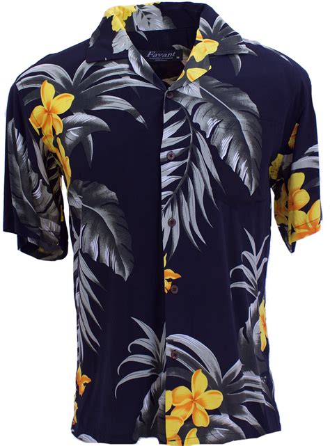 Tropical Luau Beach Floral Print Men’s Hawaiian Aloha Shirt | Beachwear ...