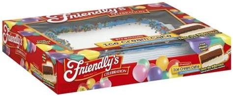 Friendlys Premium, Celebration Ice Cream Cake - 100 oz, Nutrition Information | Innit