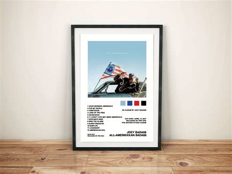 Joey Badass / All-amerikkkan Badass / Album Cover Poster - Etsy