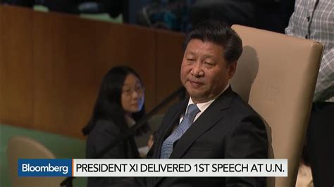 Watch Xi's First Speech at UN: What Did He Accomplish? - Bloomberg