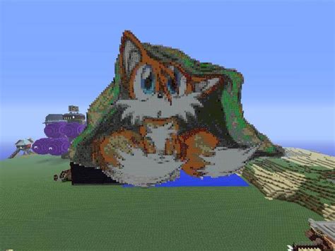 Tails Pixel Art in Minecraft by psparrow on DeviantArt