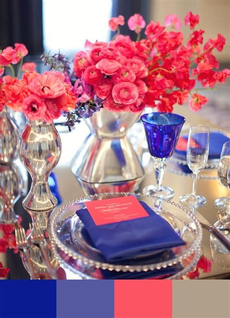 Image 15 of Royal Blue And Pink Wedding Decoration Ideas | barbra-streisand-nip