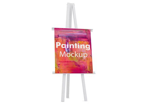 Painting Canvas 48x60 Portrait Mockup by Anchal on Dribbble