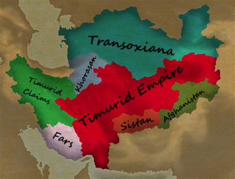 Mapping countries at the startdate until i'm bored Day 5 Timurids : r/eu4