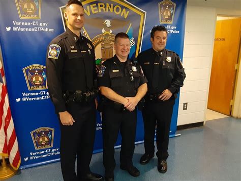 2 Promoted To Lieutenant At Vernon Police Department | Vernon, CT Patch