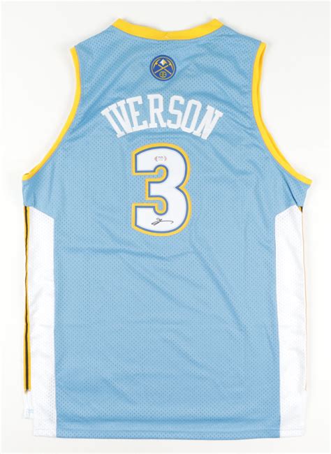 Allen Iverson Signed Nuggets Jersey (PSA) | Pristine Auction