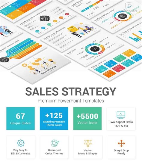 Sales Strategy PowerPoint Template - SlideSalad | Sales strategy ...