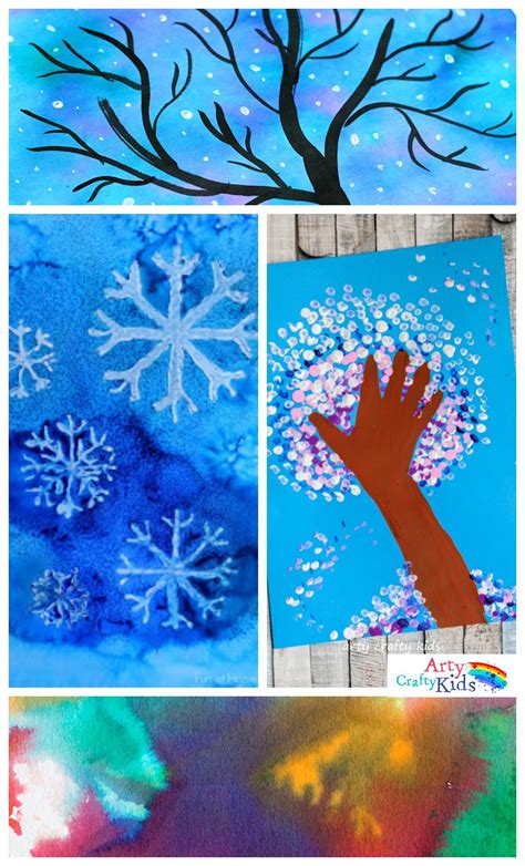 14 Wonderful Winter Art Projects for Kids | Arty Crafty Kids | Kids ...