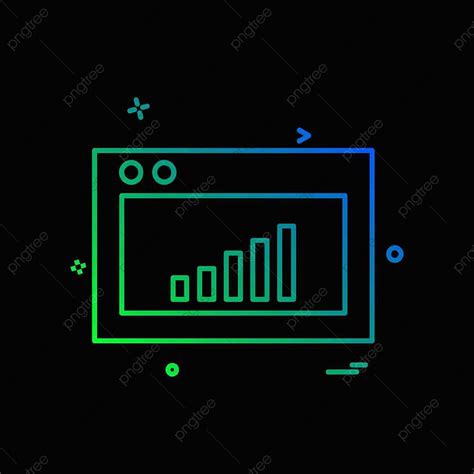 Graph Design Vector PNG Images, Graph Icon Design Vector, Finance, Design, Chart PNG Image For ...