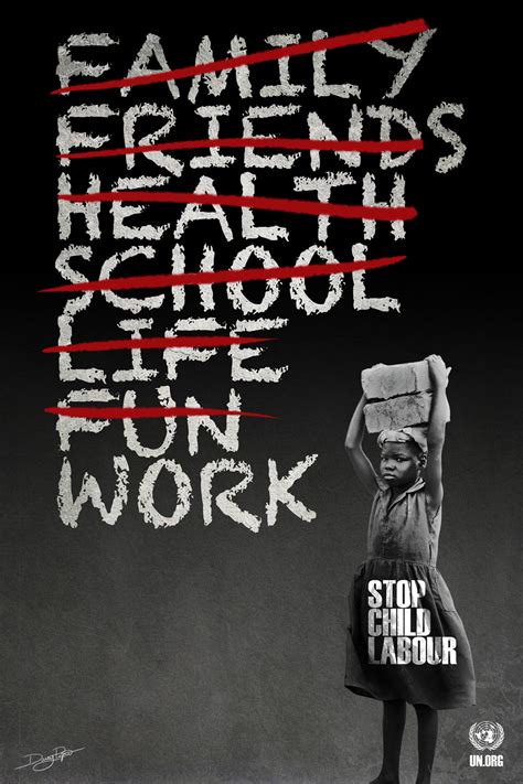 School project S6 – Stop child labor | Dany Pepin - Graphic Designer