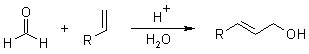 Allylic alcohol synthesis by addition